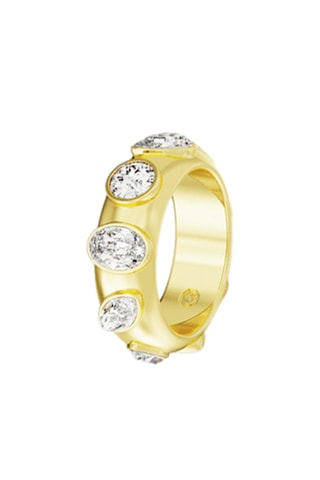 Bague ornée de cristaux Swarovski Imber - Plaqué or jaune