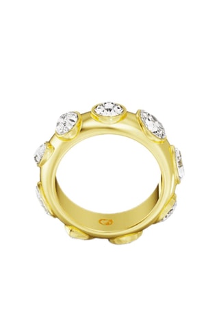 Bague ornée de cristaux Swarovski Imber - Plaqué or jaune