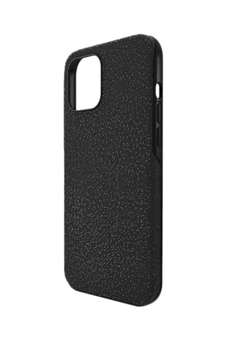 Case iPhone 12 Pro Max met Swarovski Kristallen High - Zwart