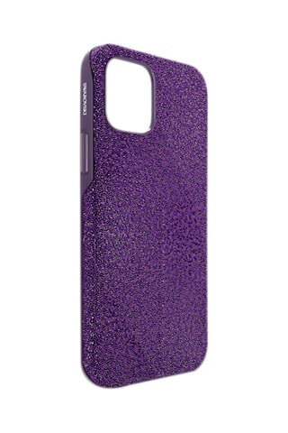 Case voor iPhone 12/12 Pro met Swarovski Kristallen High - Paars