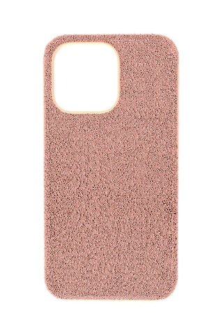 Case voor iPhone 13 Pro met Swarovski Kristallen High - Roze