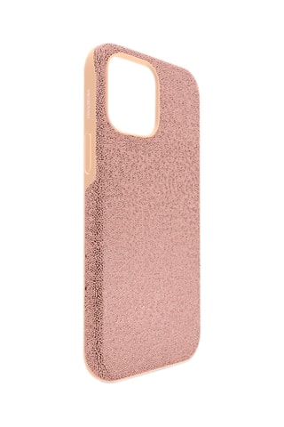 Case voor iPhone 13 Pro Max met Swarovski Kristallen High - Roségoudkleurig