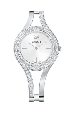 Stalen Quartz Horloge Eternal - Zilverkleurig en wit