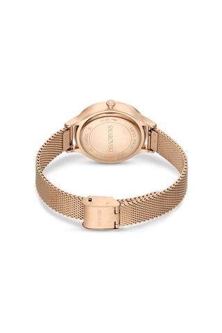 Stalen Quartz Horloge, Roséverguld en met Swarovski Kristallen Octea Nova