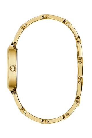 Recycled Stalen Quartz Horloge - Goudkleurig