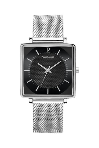 Stalen Quartz Horloge Lecaré Zilverkleurig en Zwart