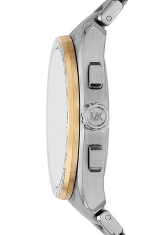 Roestvrijstalen Quartz Horloge - Tachymeter - Zilverkleurig en Goudkleurig