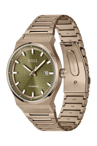Doublé Goud Automatische Horloge - Beige