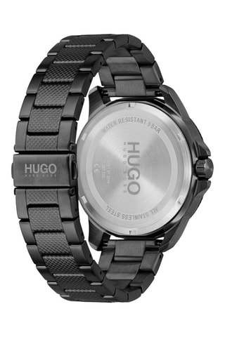 Stalen Quartz Horloge - Chronograaf - Zwart