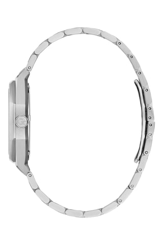 Stalen Quartz Horloge Zilverkleurig