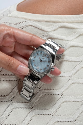 Stalen Quartz Horloge Zilverkleurig