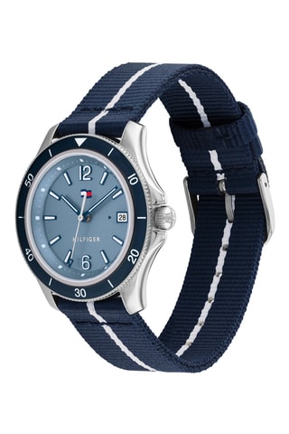 Polyester Horloge - Blauw