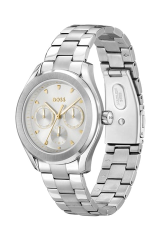 Stalen Horloge - Chronograaf - Zilverkleurig