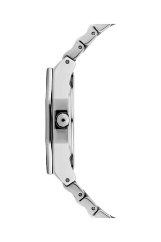 Stalen Quartz Horloge Zilverkleurig