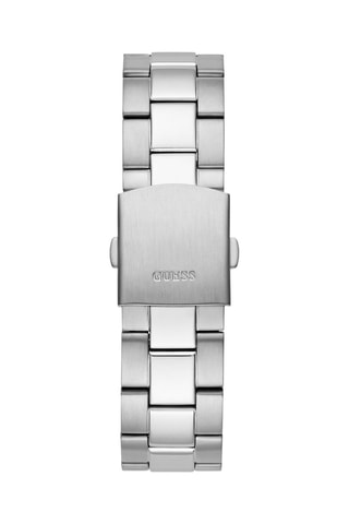 Stalen Quartz Horloge - Zilverkleurig en Donkerblauw