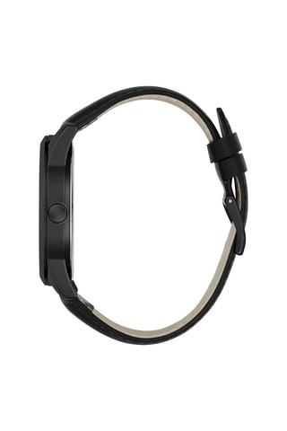 Leren Quartz Horloge - Zwart