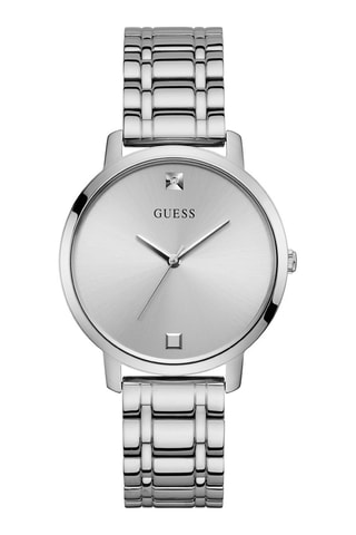 Stalen Quartz Horloge Zilverkleurig