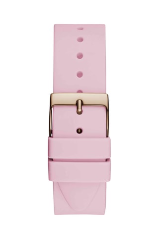 Siliconen Quartz Horloge Roze en Roségoudkleurig