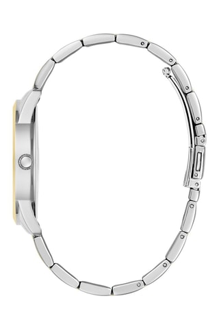 Roestvrijstalen Quartz Horloge - Tweekleurig en Goudkleurig