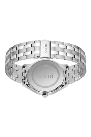 Stalen Quartz Horloge - Zilverkleurig en Blauw