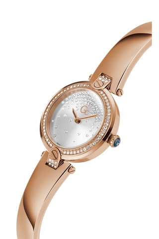 Stalen Quartz Horloge - Roségoudkleurig