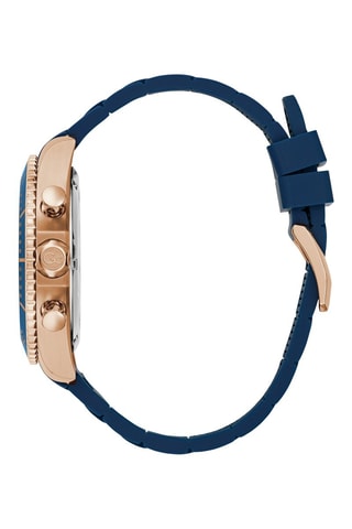 Siliconen Horloge - Tachymeter - Blauw