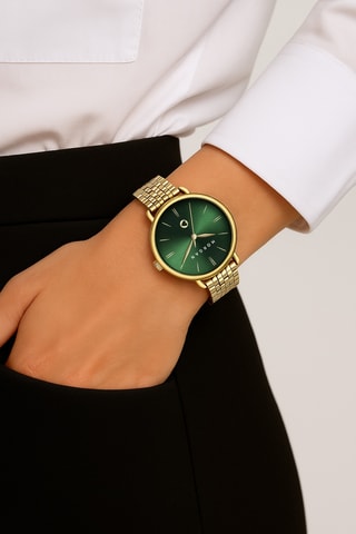 Zinklegering Quartz Horloge - Goudkleurig