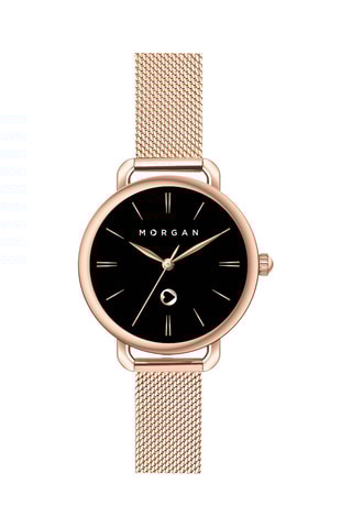 Stalen Quartz Horloge - Roségoudkleurig