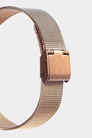 Stalen Quartz Horloge - Roségoudkleurig