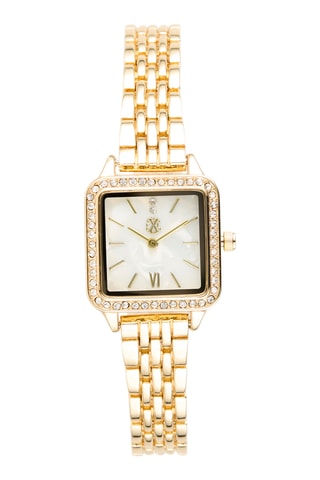 Legering Quartz Horloge - Goudkleurig en wit