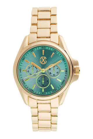 Legering Quartz Horloge Goudkleurig en Groen