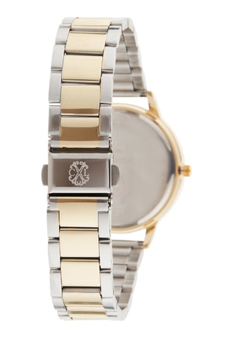 Legering Quartz Horloge Goudkleurig en Zwart