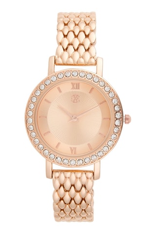 Set Quartz Horloge en Leren Horlogeband