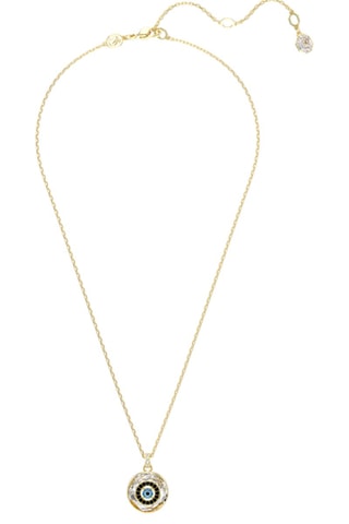 Ketting met Swarovski Kristallen - Doublé Geelgoud