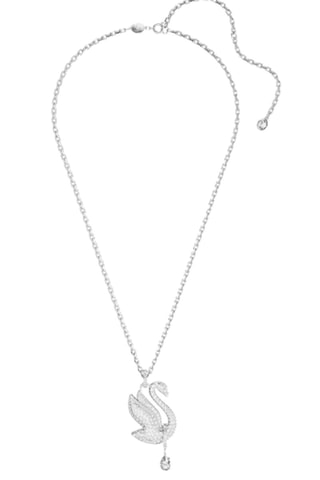 Ketting Swan - Zilverkleurig en Wit