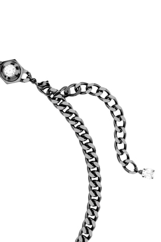 Ketting met Swarovski Kristallen Numina - Doublé Zwart Ruthenium