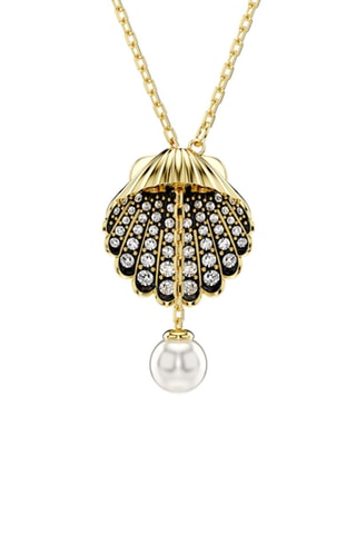 Hanger versierd met Swarovski kristallen - Doublé Geelgoud 