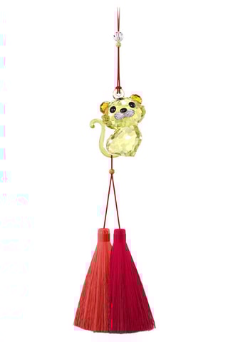 Ophangdecoratie met Swarovski Kristallen Asian Symbols - Geel en Oranje