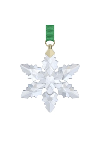 Decoratie om op te hangen Doublé Geelgoud Annual Edition - 5,3 x 0,8 x 3,9 cm - Wit 