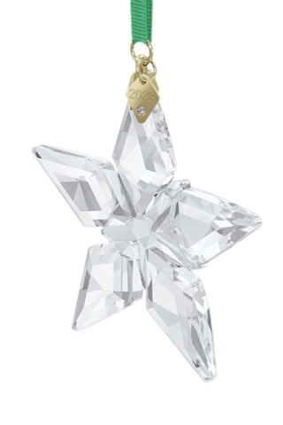 Ster van Swarovski Kristallen en Doublé Goud 2023 - 7,7 x 1,5 x 7,2 cm