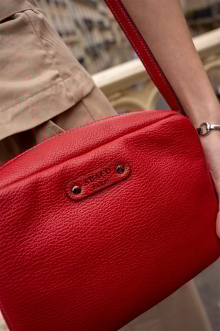 Leren Schoudertas Marelys - Rood