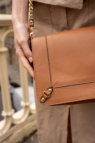 Leren Schoudertas Seren - Camel