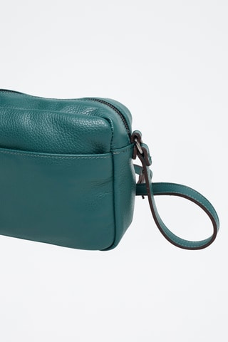 Leren Schoudertas Marelys - Groen