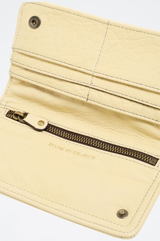 Lamsleren Portefeuille Nina - Geel