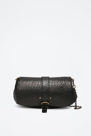 Leren Schoudertas Beauty - Zwart