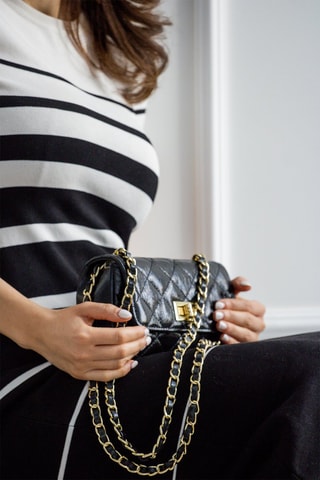 Leren Schoudertas Avila - Zwart