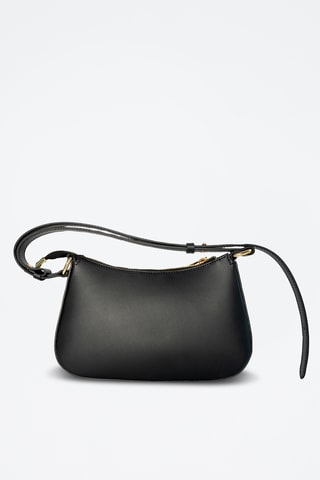 Leren Trendy Handtas Juna  - Zwart