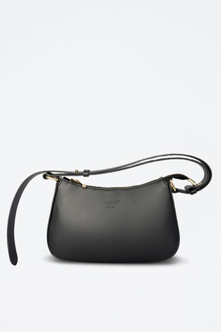 Leren Trendy Handtas Juna  - Zwart