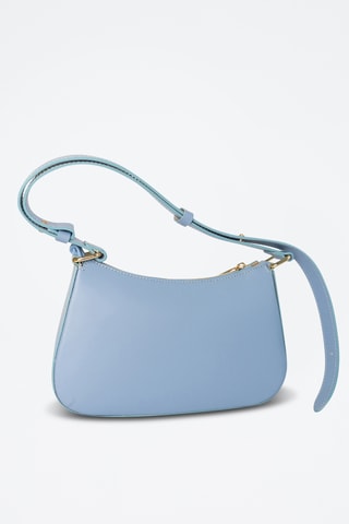 Leren Trendy Handtas Juna  - Lichtblauw