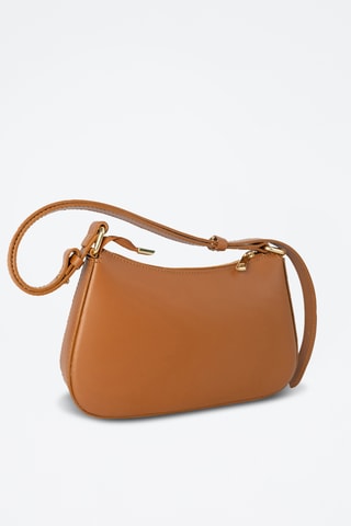 Leren Trendy Handtas Juna  - Camel